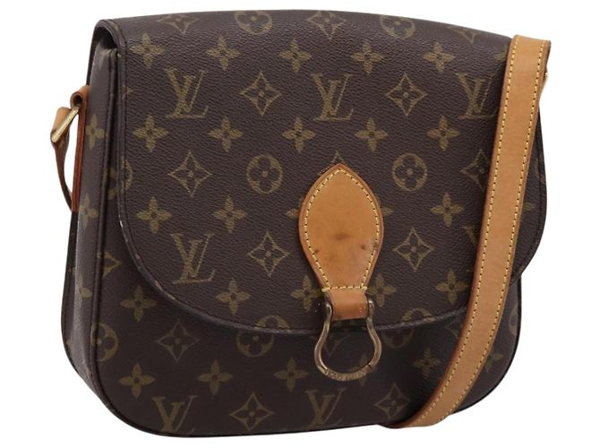 LOUIS VUITTON Monogram Saint Cloud GM Shoulder Bag M51242 LV