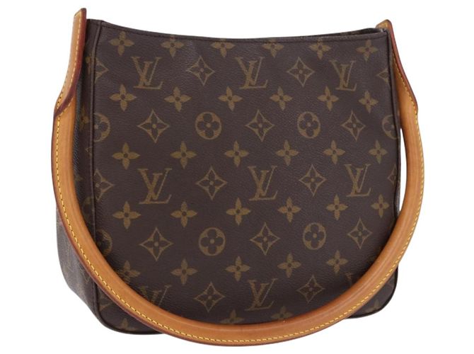 LOUIS VUITTON Monogram Looping MM Shoulder Bag M51146 LV