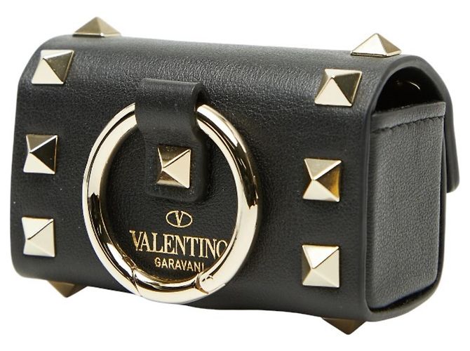 Valentino Rockstud Handtasche Pouch Schwarz