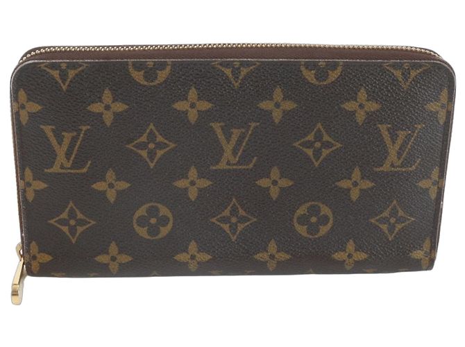 Cartera Larga Louis Vuitton Monogram Zippy Organizer Castaño
