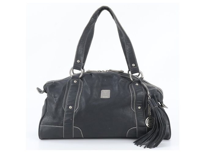 Saco Tote em couro MCM A8346 Preto