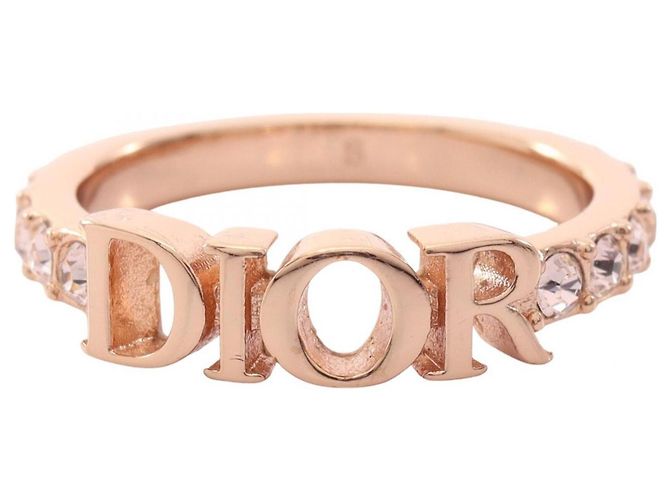 Anillo banda Dio(r)evolution chapado en oro Christian Dior Dorado