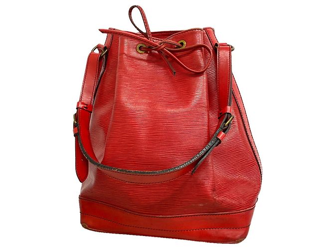 Borsa a tracolla Louis Vuitton Epi Noe Rosso