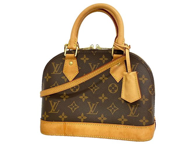 Borsa Louis Vuitton Alma BB Monogram Marrone