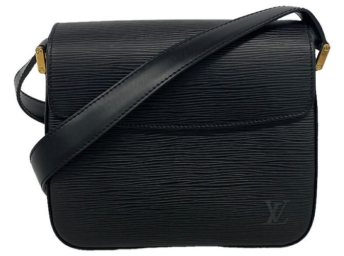 Borsa a tracolla Louis Vuitton Epi Bussy Nero