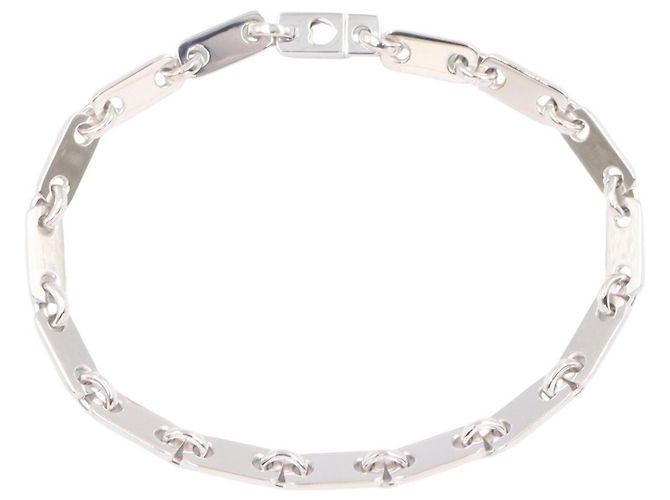 Pulseira Cartier Fidelity com pingente de coração e chave Prata