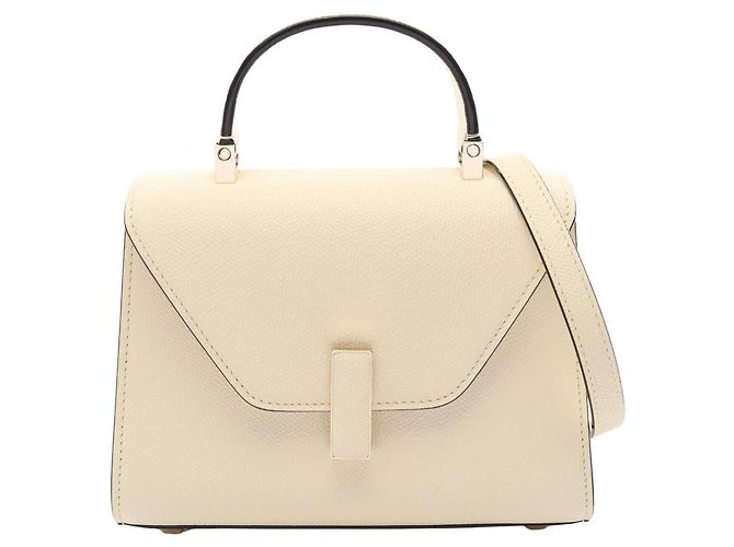 Borsa a mano 2-Way Micro Iside Valextra Ivory Crudo
