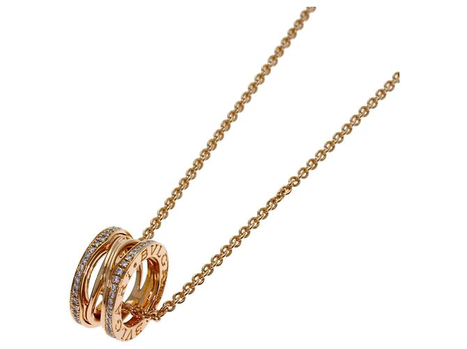 Bulgari Colar Bvlgari B.zero1 Legend em ouro rosa 18K e diamantes