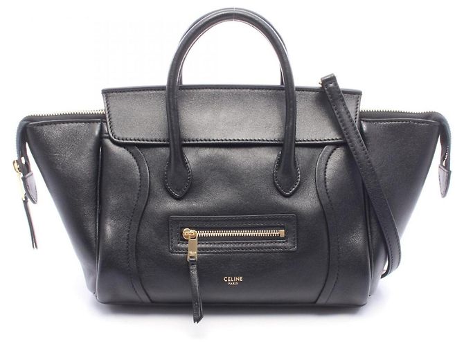 Céline Celine Little Luggage Small Handbag Noir