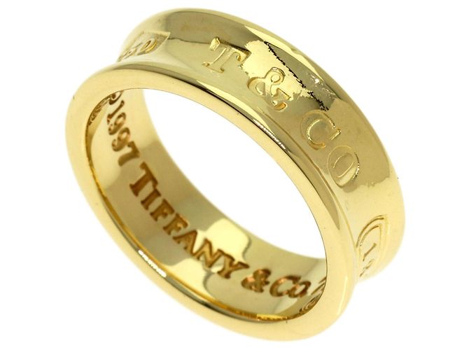 Autre Marque Anillo Alianza Tiffany & Co. 1837 en Oro Amarillo