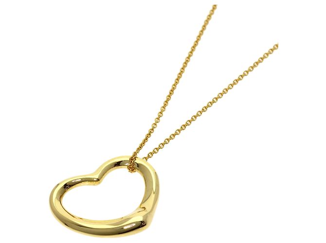 Autre Marque Collar Open Heart de Tiffany & Co. en oro amarillo de 18K