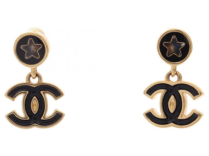 Boucles d'oreilles puces Chanel Coco Mark