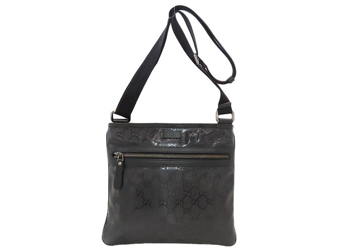 Borsa a spalla Gucci GG Imprimé Nero
