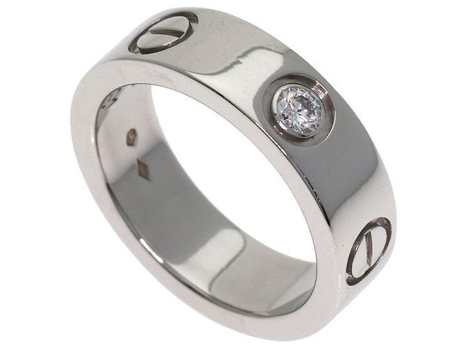 Cartier Love Ring aus Platin Silber