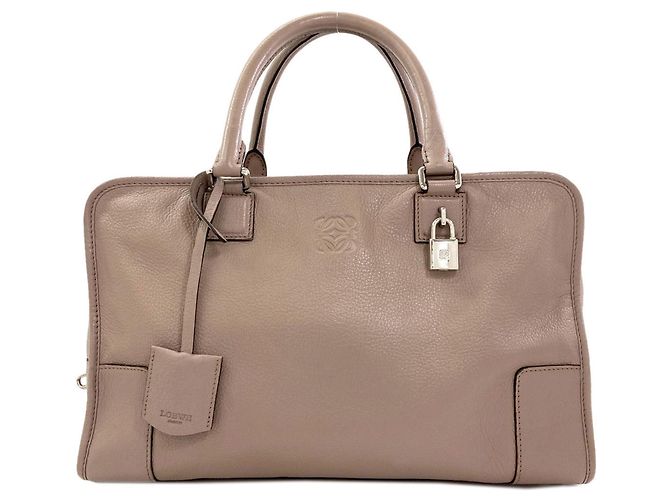 Bolsa de mão Loewe Amazona Cinza