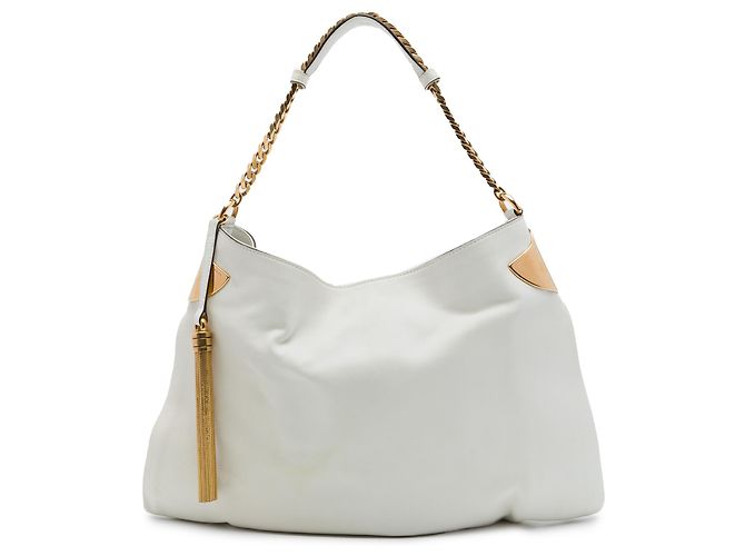 Gucci 1970 Hobo em couro branco Medium