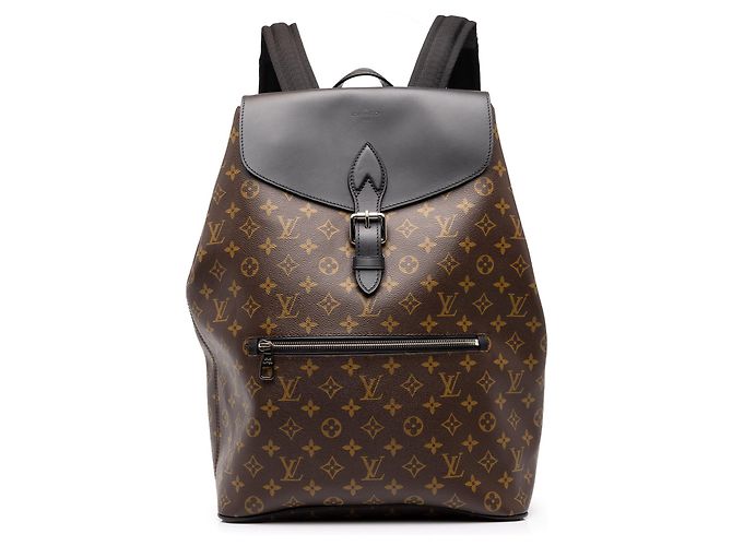Louis Vuitton Brown Monogram Macassar Palk Rucksack Braun
