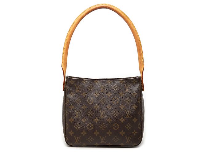 Louis Vuitton Brown Monogram Looping MM Marrone