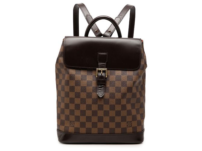 Louis Vuitton Brown Damier Ebene Soho Marrom