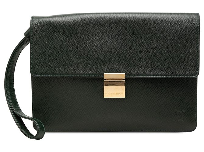 Louis Vuitton Green Taiga Selenga Vert Vert foncé