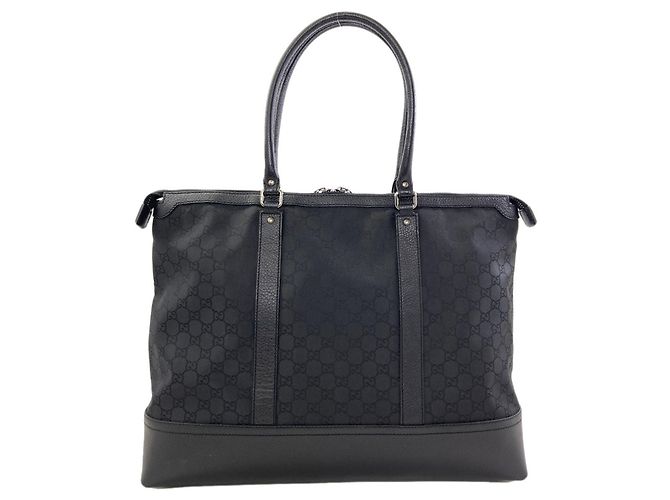 Borsa Tote Gucci in Nylon Nero