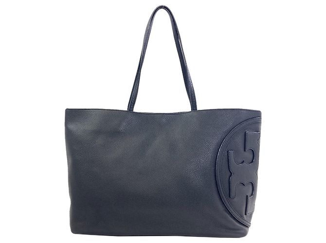 Borsa Tote Tory Burch Logo Nero