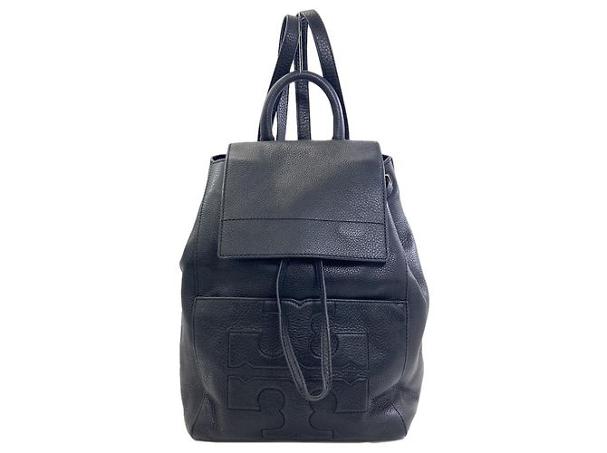 Pochete de couro Tory Burch em Black Preto