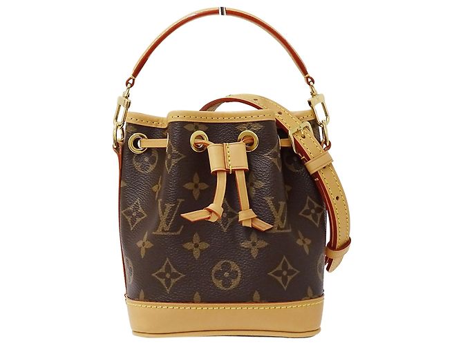Sac à main Louis Vuitton Nano Noe Marron