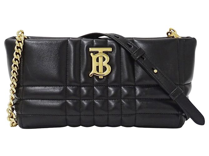 Bolsa de mão em couro Burberry Preto