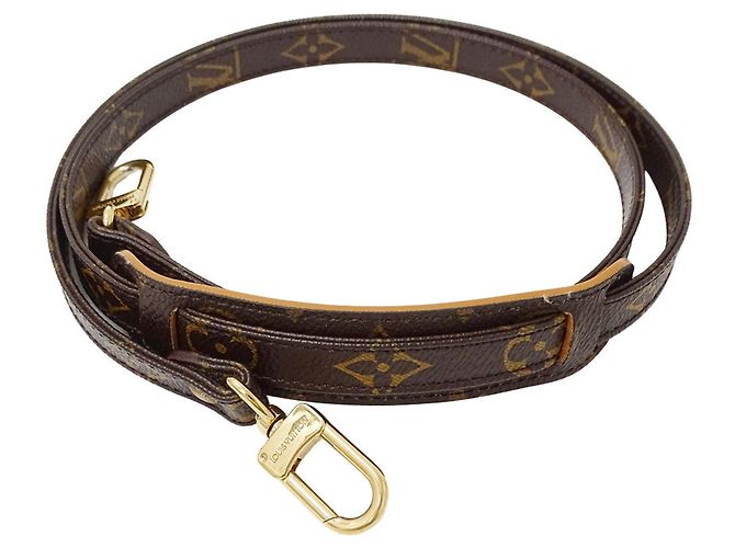 Louis Vuitton Monogram Shoulder Strap Brown
