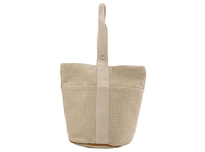 Hermès Sac cabas Hermes Saxon Beige