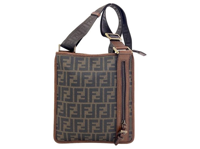 Borsa a tracolla Fendi Zucca Pattern Marrone