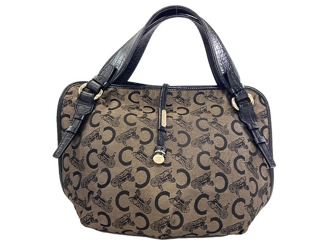 Céline Sac cabas Celine C Sulky Bittersweet Marron