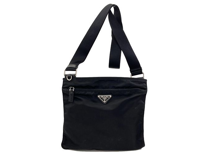 Prada Black Nylon Shoulder Bag