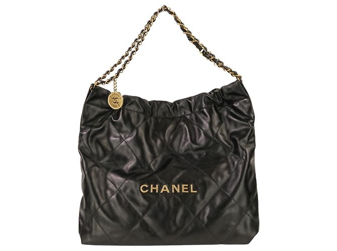 Borsa a tracolla Chanel Small Matelassé con catena Nero
