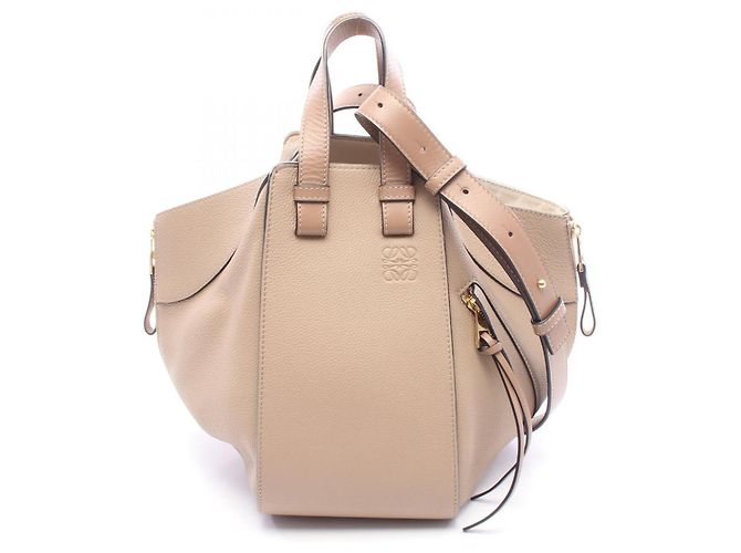 Sac à main 2-Way Loewe Hammock Small Marron Beige