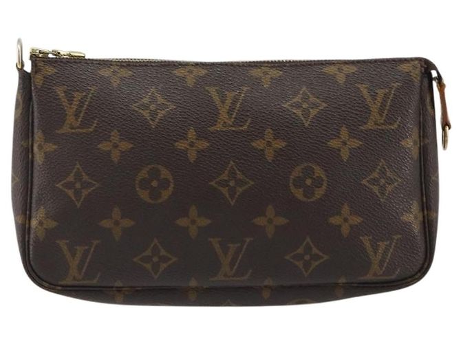 Louis Vuitton Pochette Accessoires NM Monogram Canvas Marrone