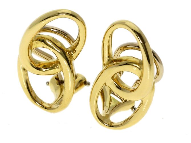Autre Marque Orecchini Double Loop Tiffany & Co. in oro giallo 18K