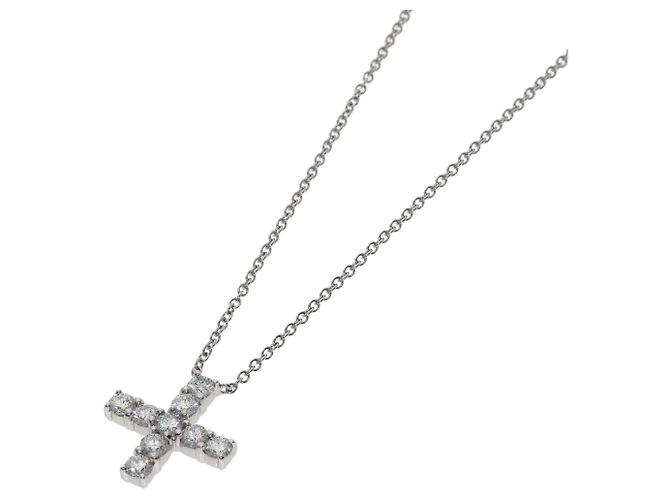 Harry Winston Mini Cross Diamantenhalskette