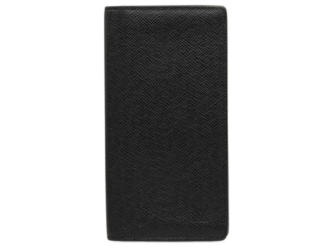Louis Vuitton Taiga Long Wallet Black
