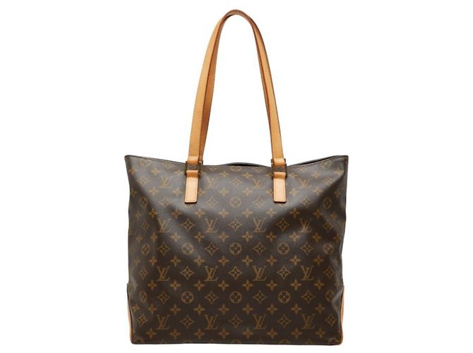 Sac à main Cabas Mezzo Monogram Louis Vuitton Marron