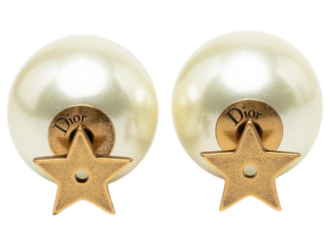 Orecchini a lobo Christian Dior Dior Star D'oro