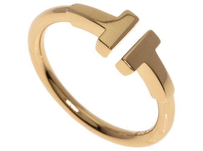 Autre Marque Anillo Tiffany & Co. T Wire en oro rosa de 18K