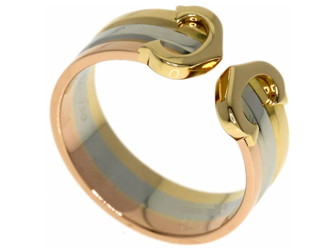 Anello Cartier 2C Band in oro 18K