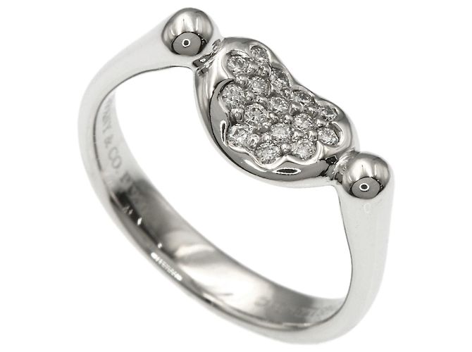 Autre Marque Anel Bean em platina Tiffany & Co.