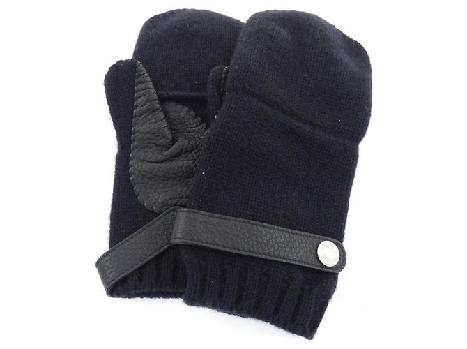 Hermès Hermes Baltimore 2-Way Gloves H202048G Schwarz