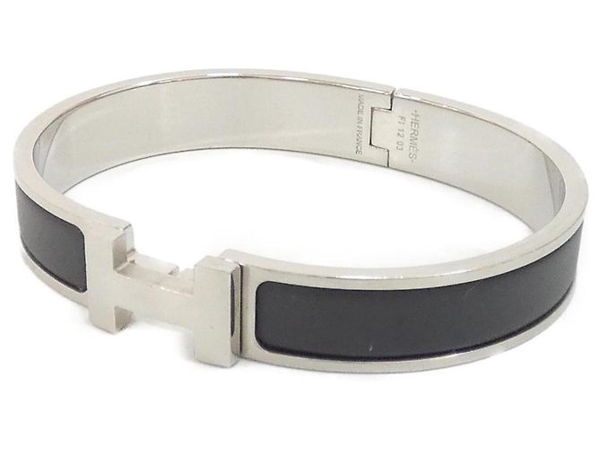 Hermès Bracciale Hermes Click H Charm Nero