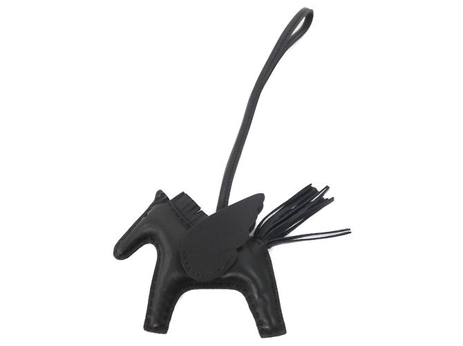 Hermès Hermes Rodeo Pegasus Handbag Charm Nero