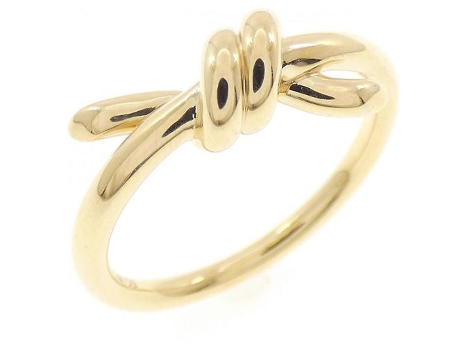 Autre Marque Anillo Tiffany Knot en oro amarillo de 18K