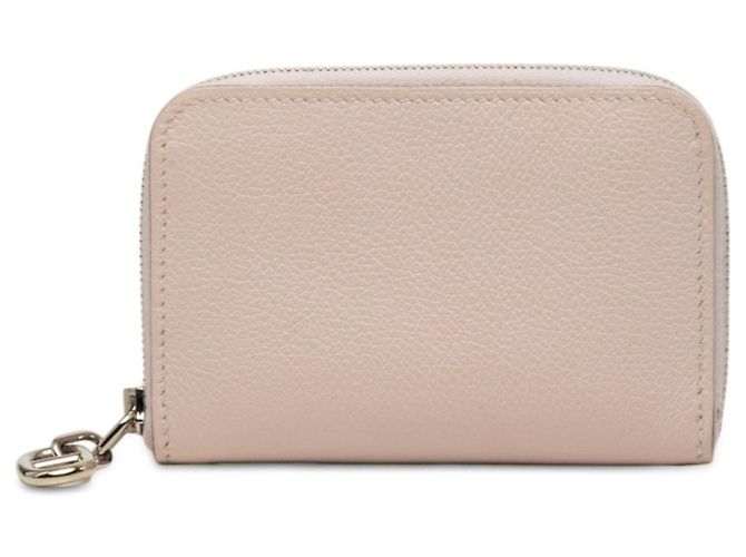 Hermès Monedero Hermes Zip Ango Chaine d'Ancre Mauve Pale